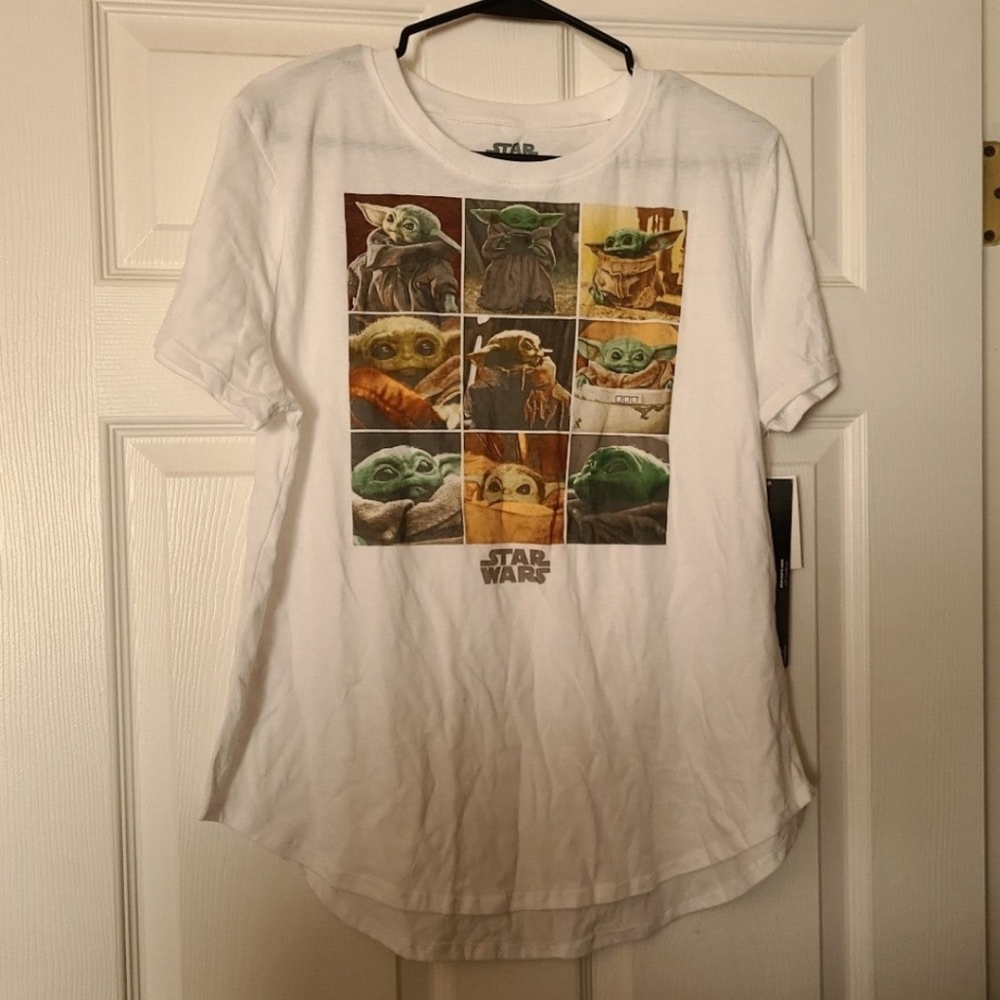 NWT Star Wars Baby Yoda Grogu Women's Shirt Size XL